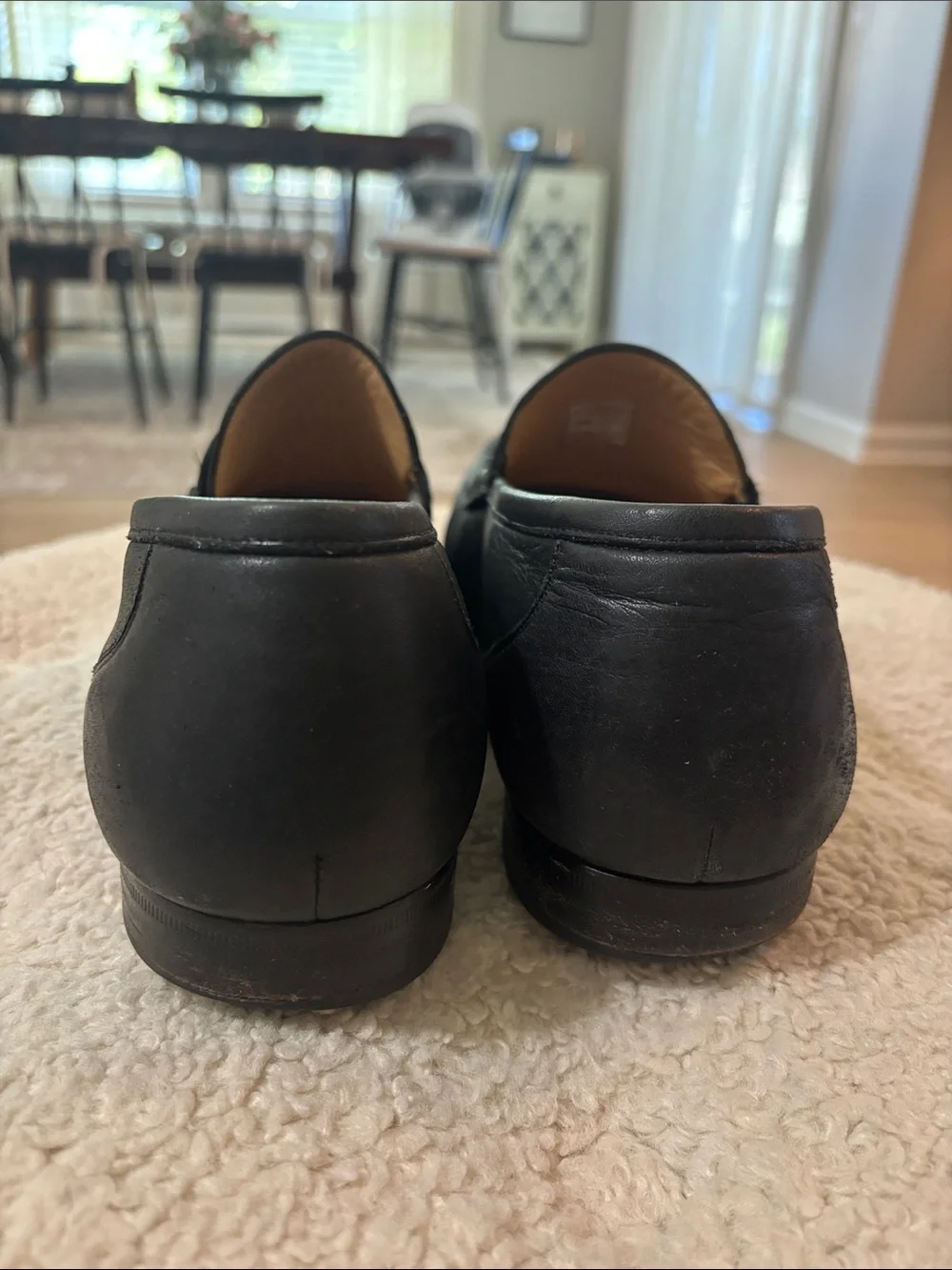 Beckett Simonon Black Leather Bit Loafers